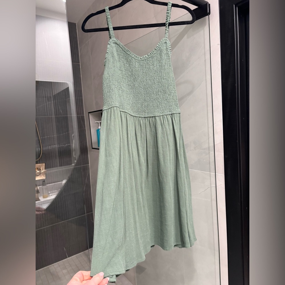 Leela & Lavender Textured Green Top